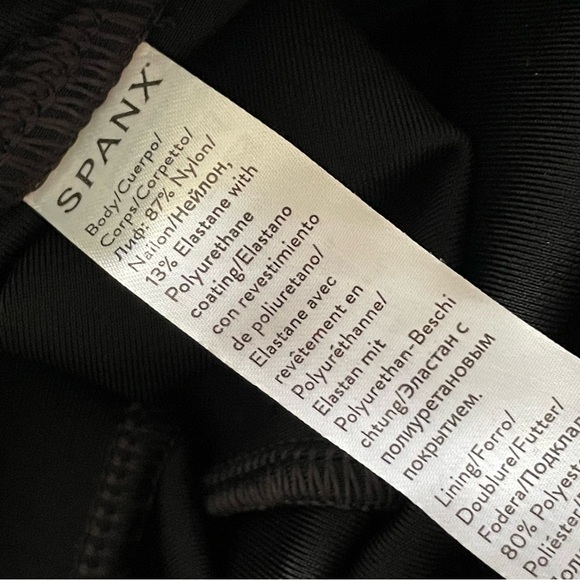 Spanx Faux Leather Leggings L style 2437 stretch casual moto vegan - Picture 9 of 11